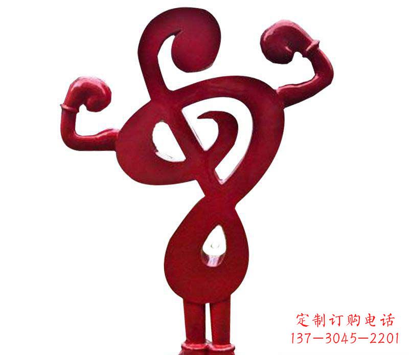 漯河音符之美——不锈钢音符雕塑