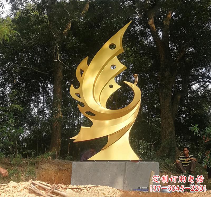 漯河不锈钢凤凰雕塑——彰显传统文化之美
