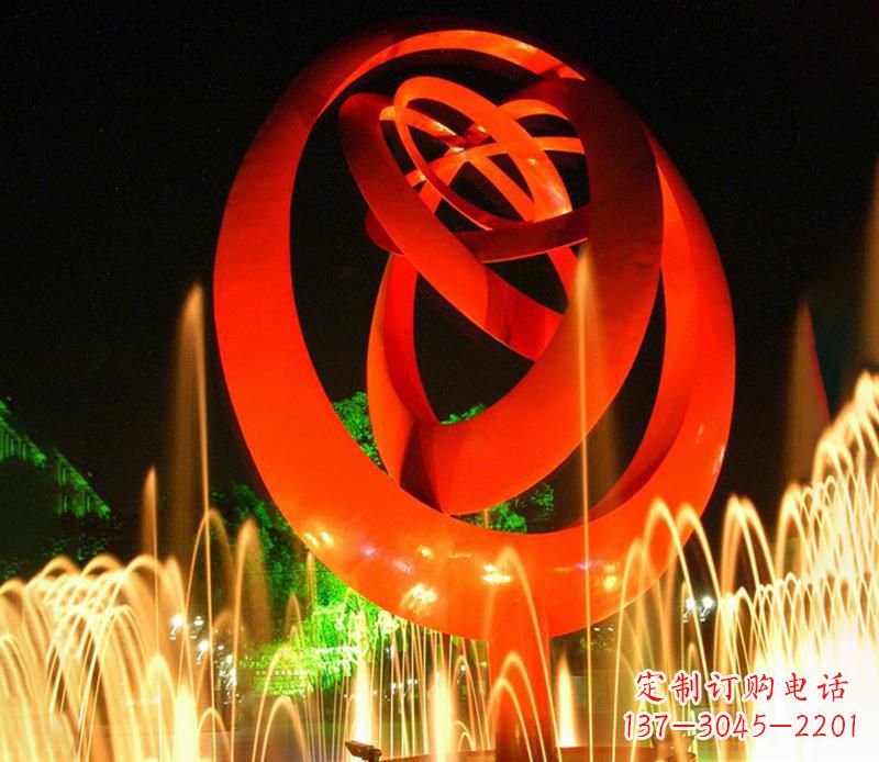 漯河圆环雕塑抽象的艺术之美
