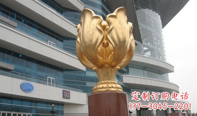 漯河不锈钢紫荆花之美