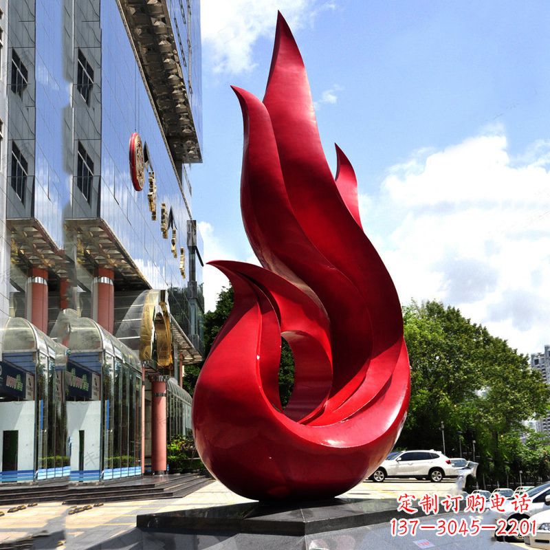 漯河抽象不锈钢凤凰雕塑雕塑艺术的精美绝伦