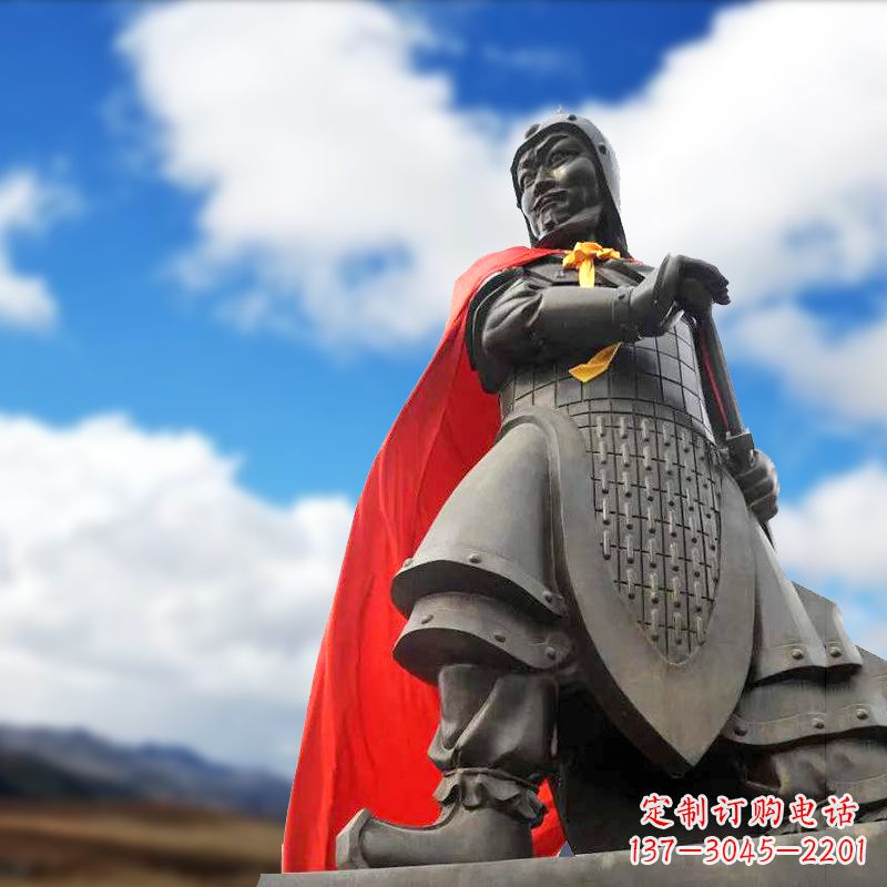漯河项羽雕塑——历史名人古代帝王的象征