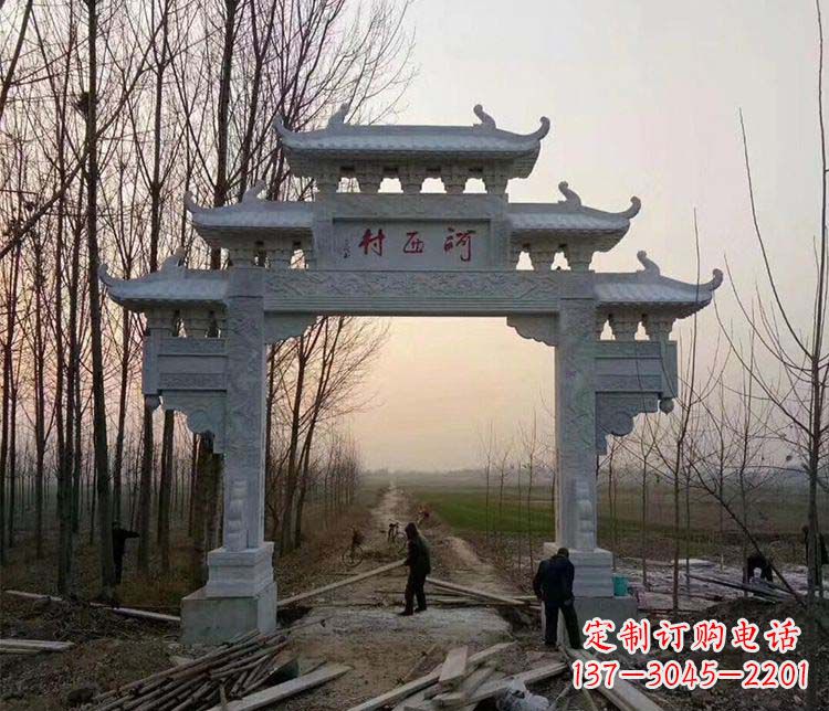漯河牌坊雕塑——记忆中的美丽家乡