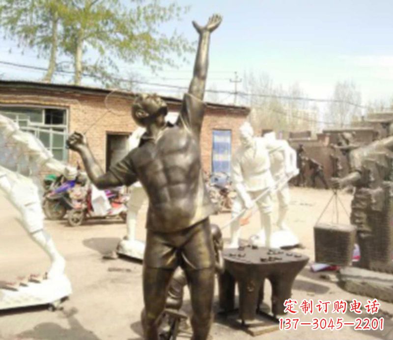 漯河羽毛球雕塑传承运动精神
