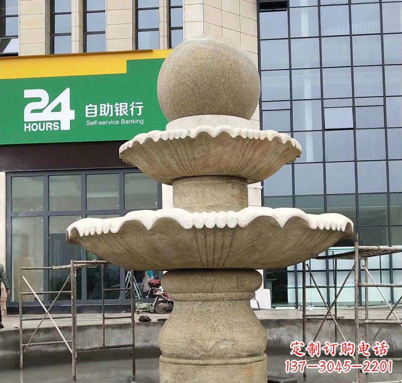 漯河大理石风水球喷泉雕塑——振奋人心的艺术杰作