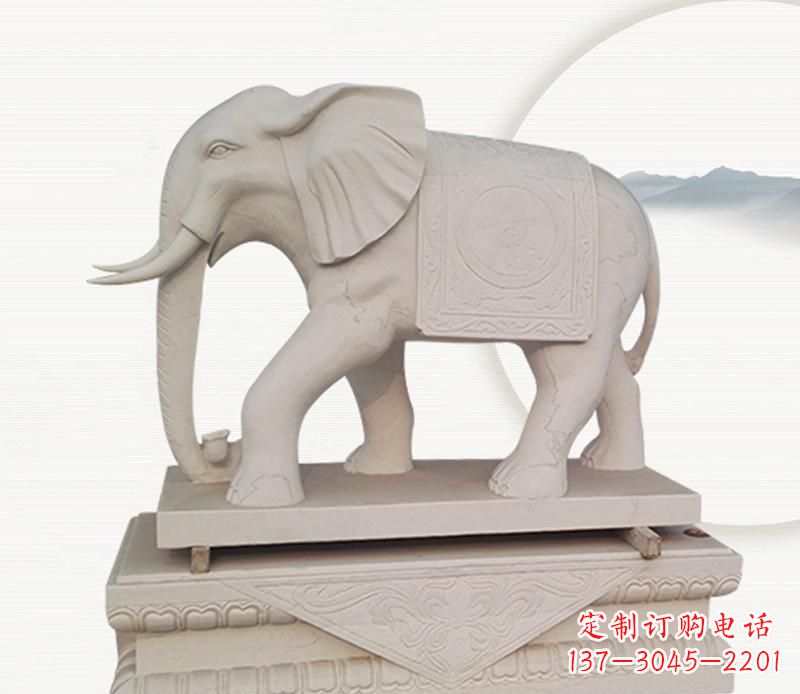 漯河大理石公园内的巨大雕塑