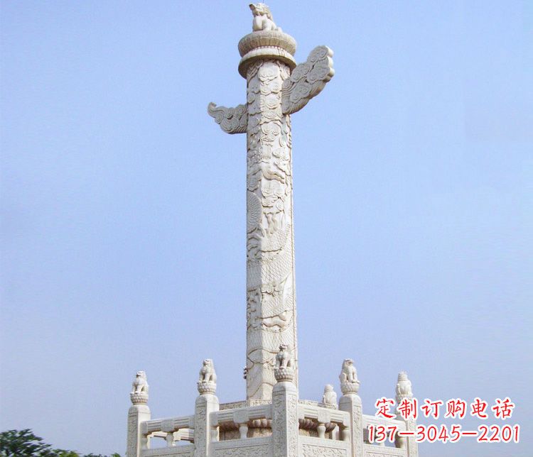 漯河大理石华表雕塑