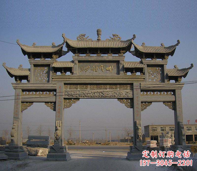 漯河大理石牌楼雕塑定制