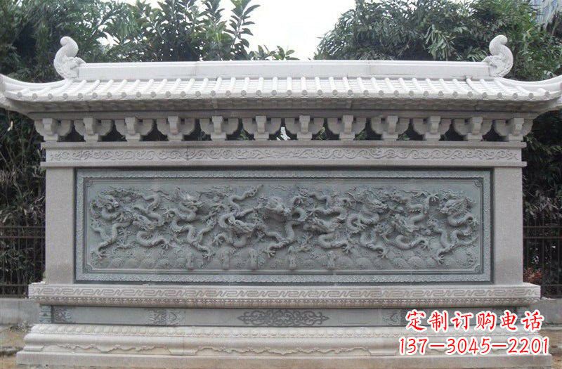 漯河大理石九龙壁雕塑