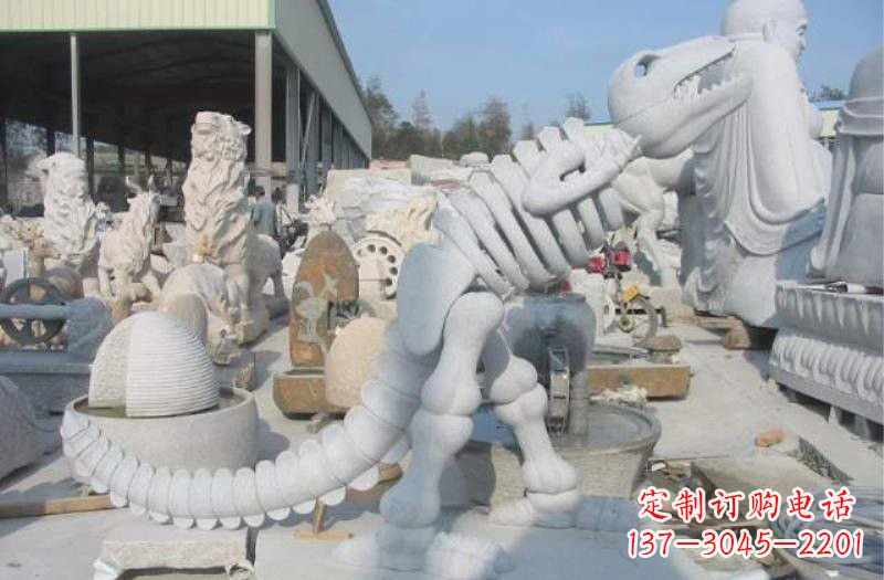 漯河大理石恐龙石雕