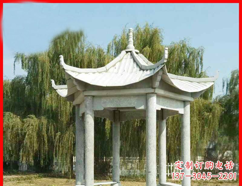 漯河精美大理石凉亭雕塑
