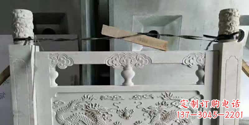 漯河大理石龙浮雕栏板雕塑