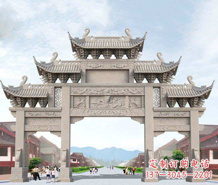 漯河大理石牌坊石雕艺术品