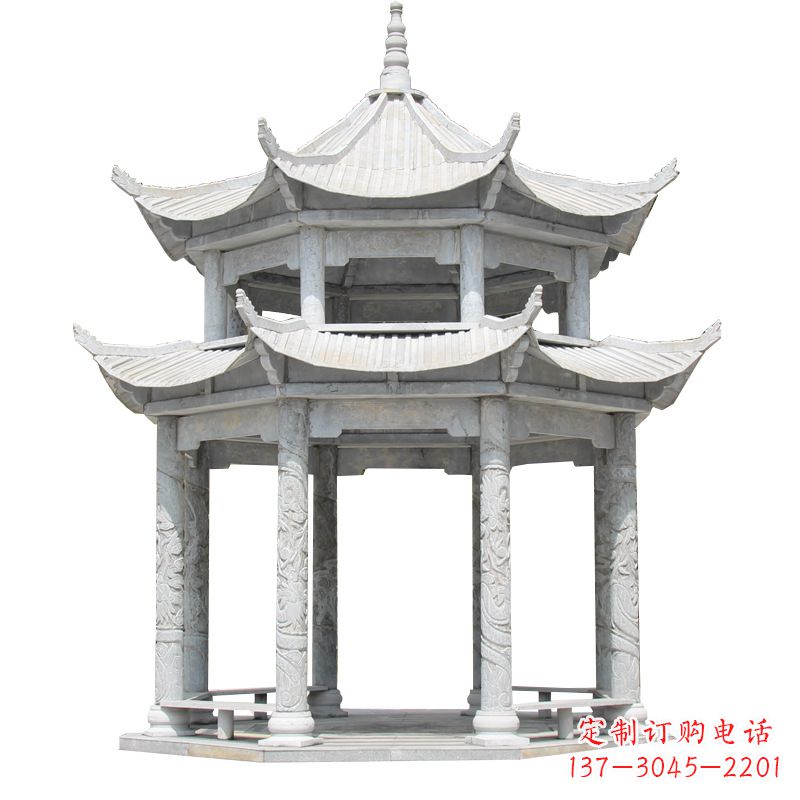 漯河大理石古建凉亭雕塑