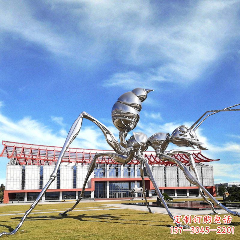 漯河大型不锈钢蚂蚁雕塑精工制作,绵延传奇