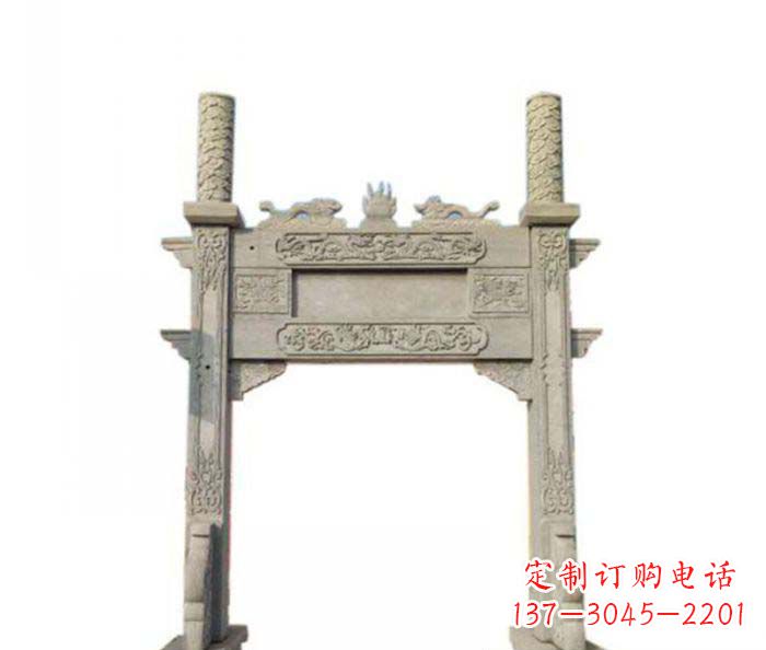 漯河产品名称中领雕塑-牌坊石雕