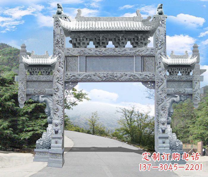 漯河精美牌坊雕塑