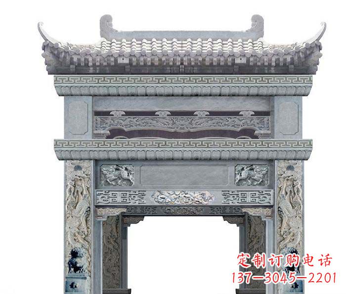 漯河精美石雕牌坊雕塑