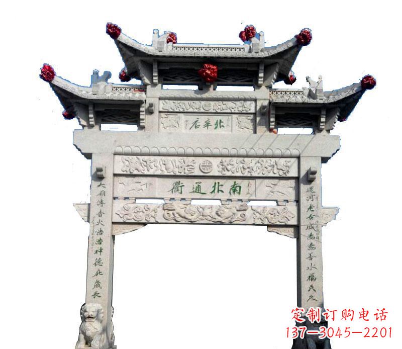 漯河精美石牌坊雕塑