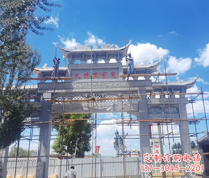 漯河牌坊雕塑品质精湛、精致耐看