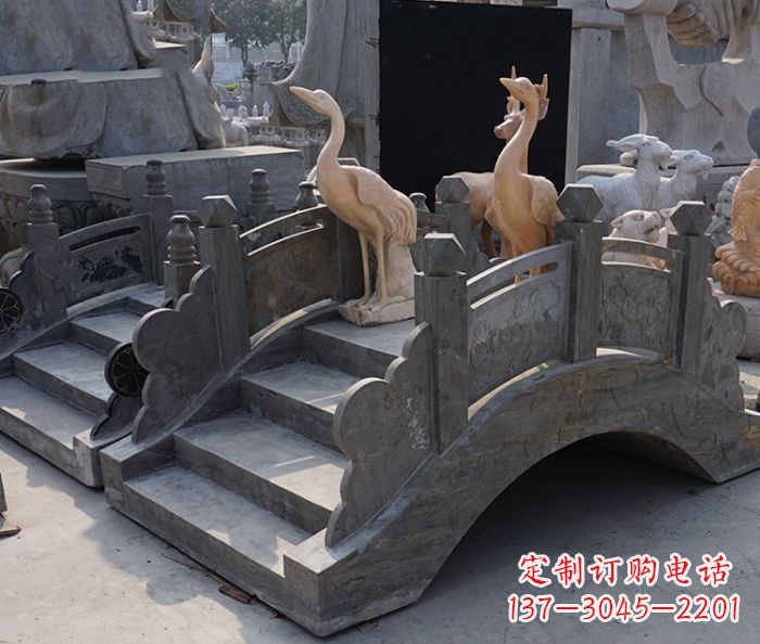 漯河精致石制仿古拱桥雕塑
