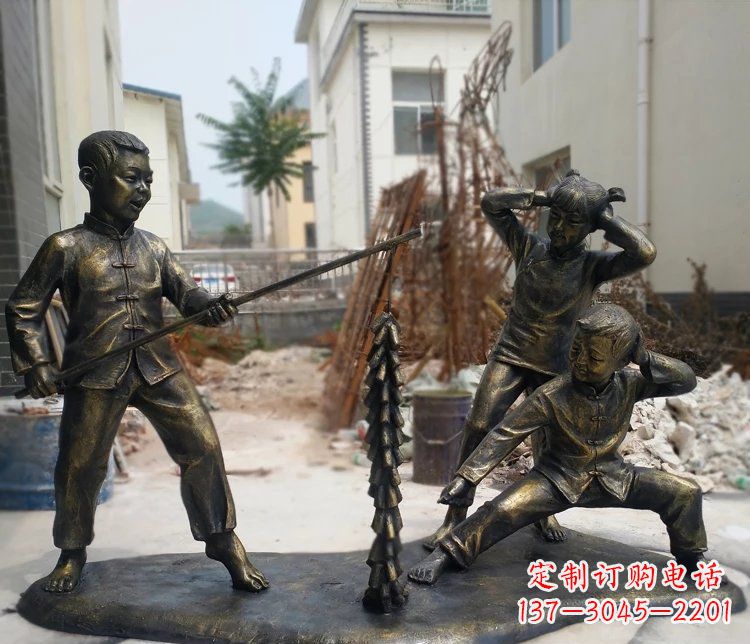 漯河精美儿童铜雕,为孩子们带来欢乐