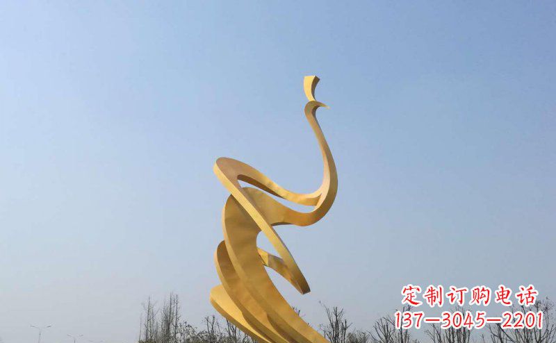 漯河抽象凤凰不锈钢雕塑