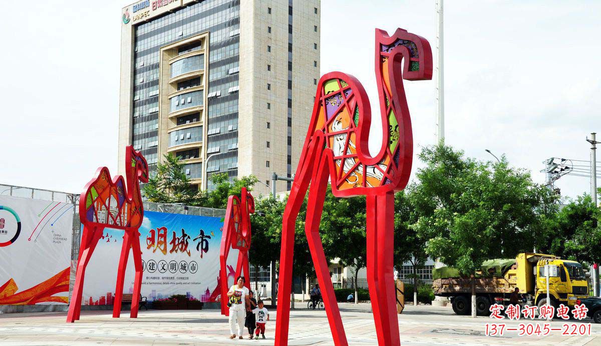 漯河欣赏经典之美,拥有完美的高端骆驼雕塑