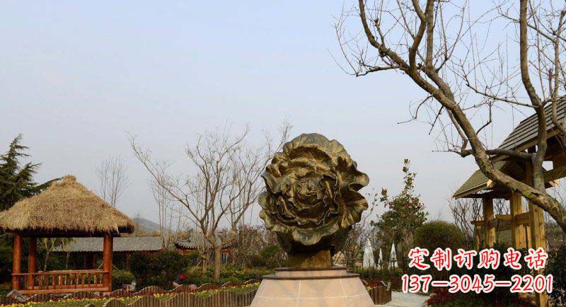 漯河公园大白菜景观铜雕