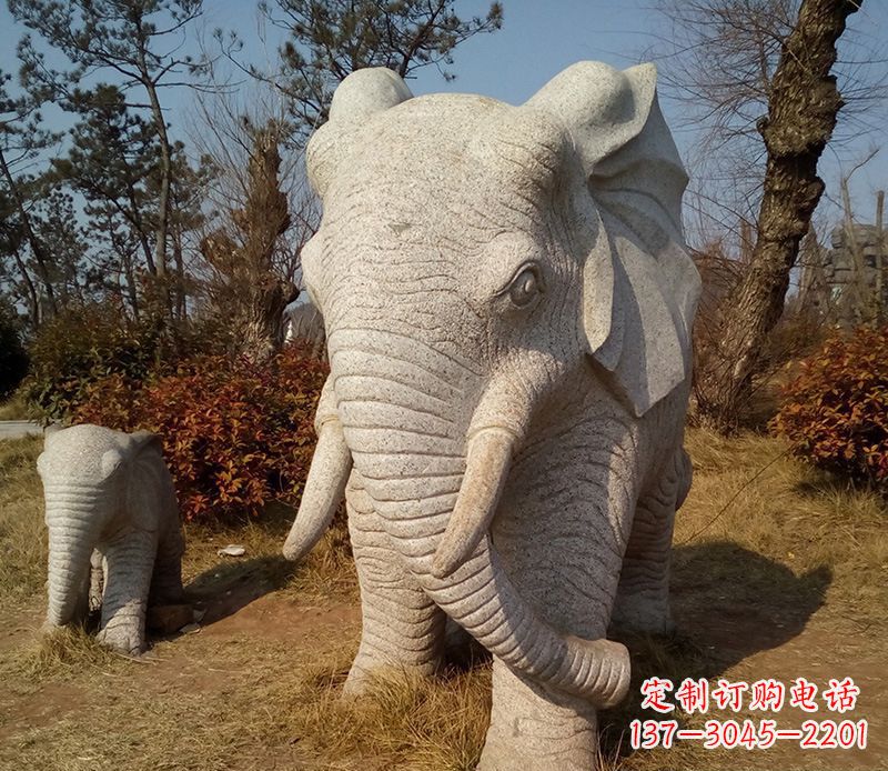 漯河精美大象雕塑