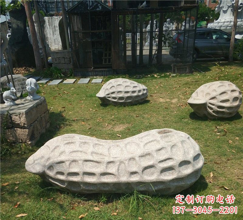 漯河精美大理石花生雕塑