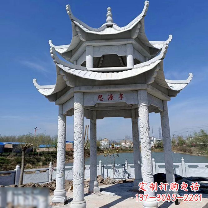 漯河公园大理石凉亭