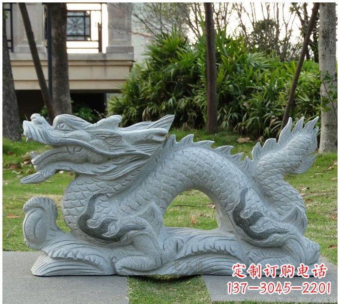 漯河精美雕刻的大理石龙雕塑