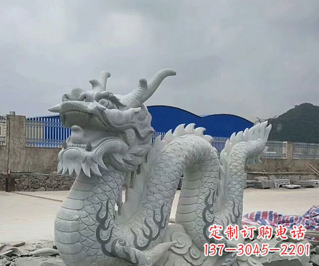 漯河大理石生肖龙景观石雕