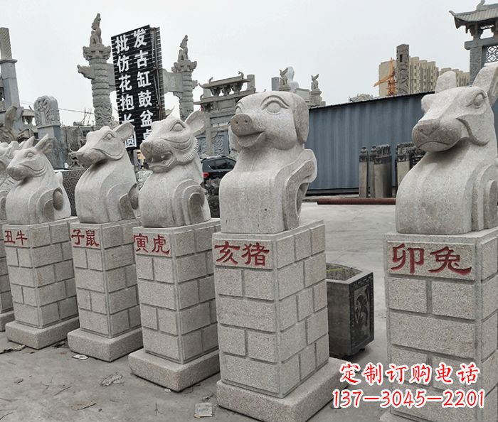 漯河动物石雕,精美而精致