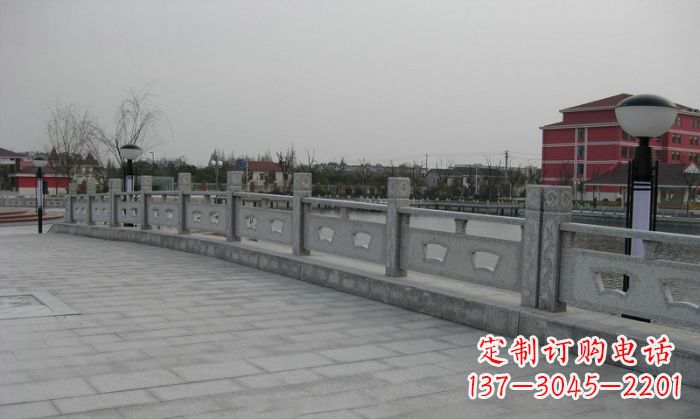 漯河公园仿古石栏板 (2)
