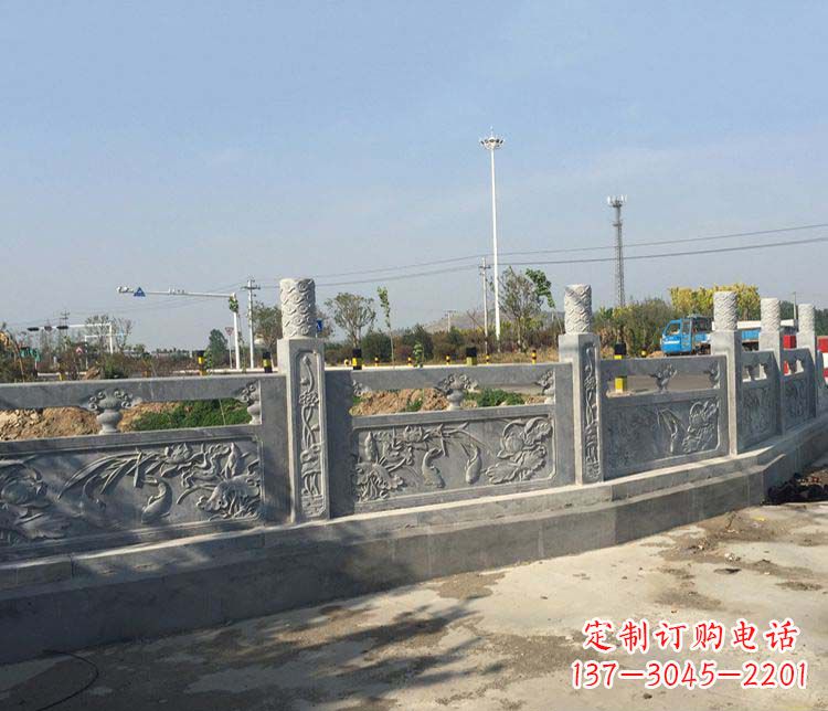 漯河风格各异的精美公园仿古石栏板雕塑