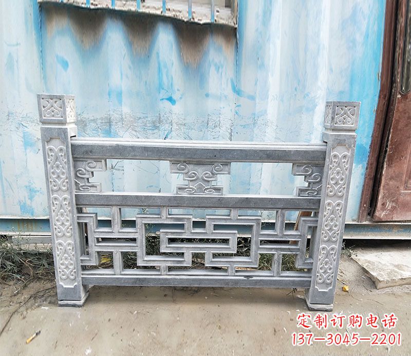 漯河艺术精美的公园仿古石栏板雕刻