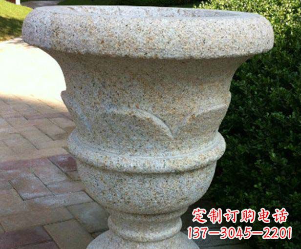 漯河大理石花盆石雕,为您的景观添色彩