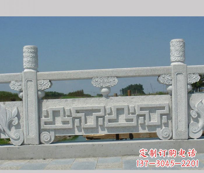 漯河公园景观大理石栏板雕塑