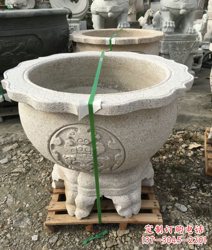 漯河高品质大理石水缸雕塑