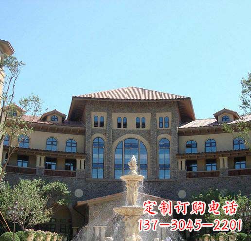 漯河定制欧式古典喷泉大理石雕塑