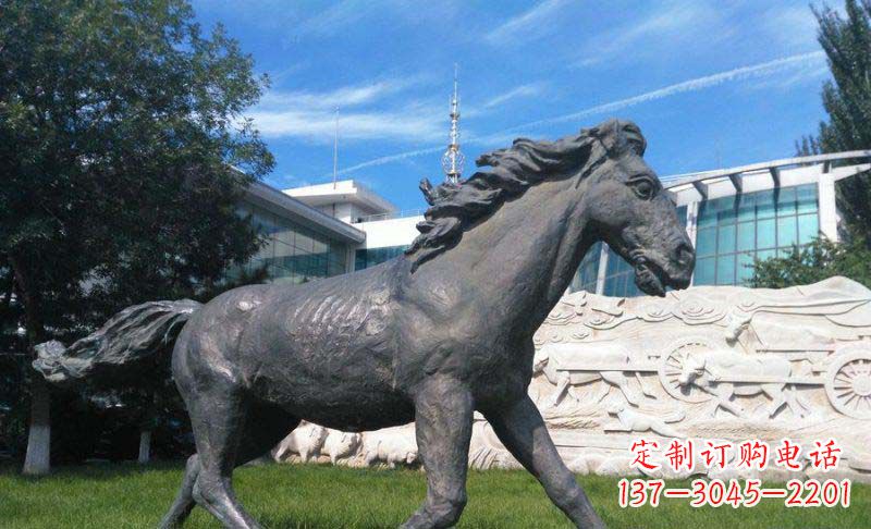 漯河马动物铜雕塑