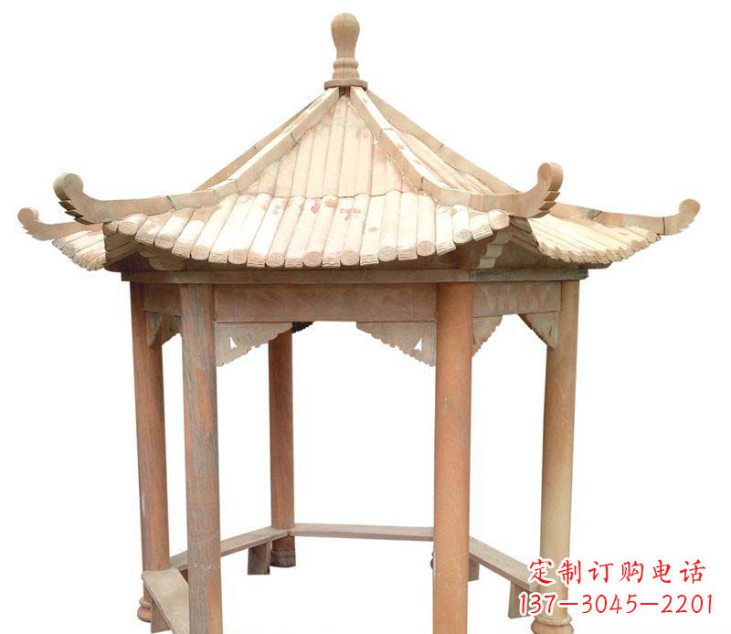 漯河精美六角凉亭雕塑