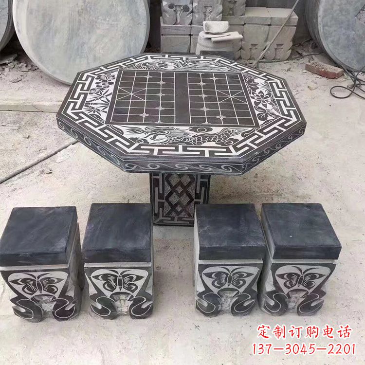 漯河公园象棋石桌凳