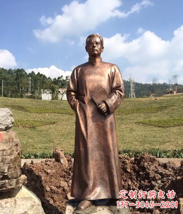 漯河陶行知雕塑珍贵的纪念收藏品