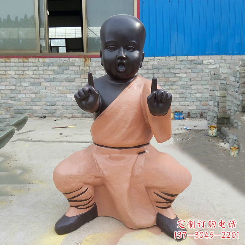 漯河功夫小和尚铜雕