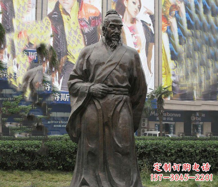 漯河传承历史,激发灵感——李时珍铜雕