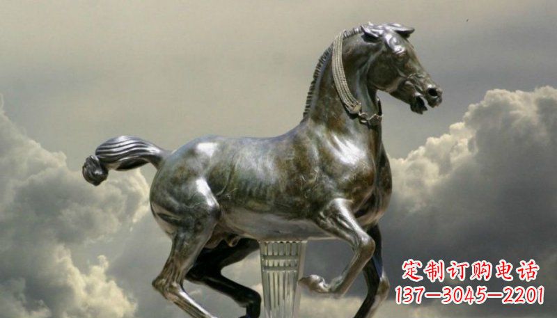 漯河广场奔马景观铜雕
