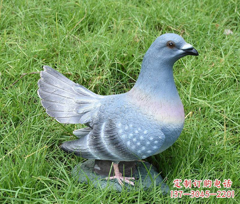 漯河传递和平信息的和平鸽雕塑